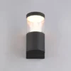 LED Außenwandleuchte TAGUS Anthrazit zur Reihenschaltung geeignet, Höhe 24cm