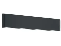 LED Außenwandleuchte THAMES Up and Down Light in Anthrazit 46,5cm breit