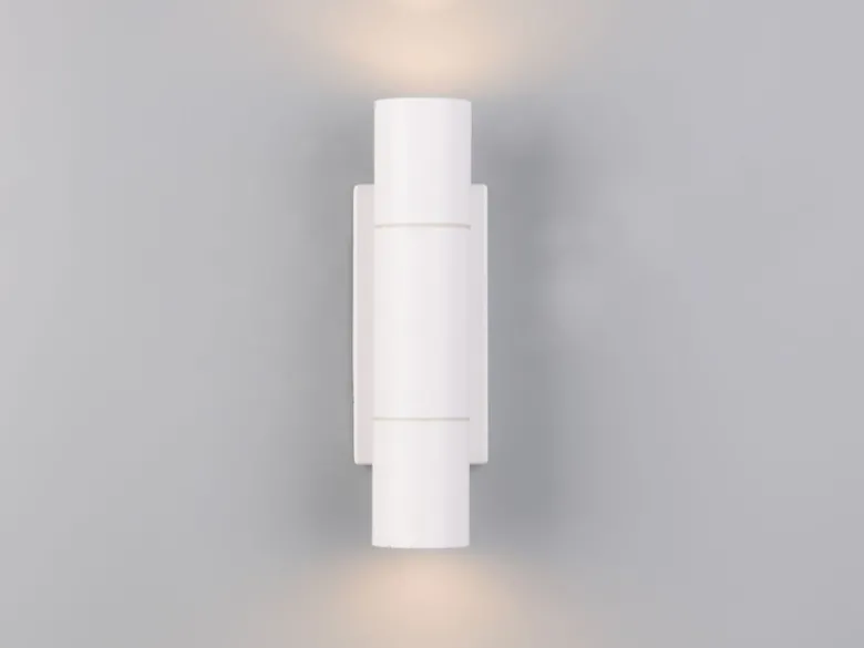 LED Außenwandleuchte Up and Down Weiß, Höhe 23cm