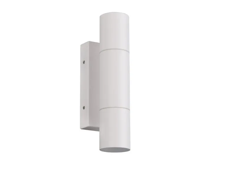 LED Außenwandleuchte Up and Down Weiß, Höhe 23cm