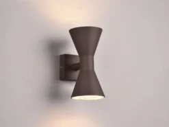 LED Außenwandleuchte Up and Down in Rostoptik, Höhe 20cm