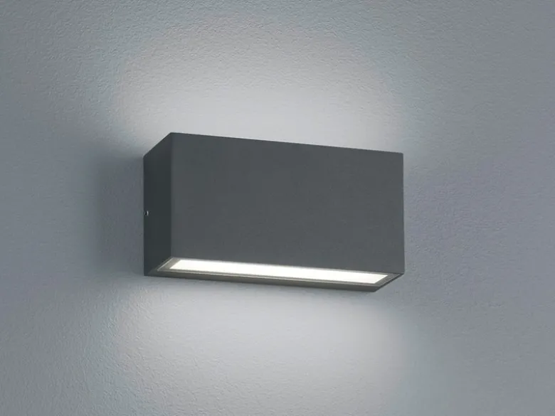 LED Außenwandleuchte Up- & Down Light TRENT in Anthrazit
