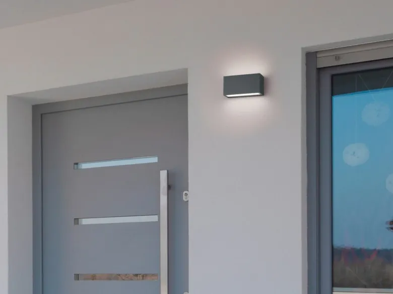 LED Außenwandleuchte Up- & Down Light TRENT in Anthrazit