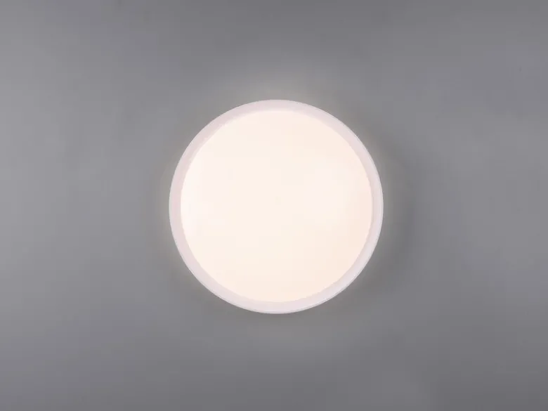 LED Bad Deckenleuchte CLARIMO in Weiß IP44, Ø 33cm