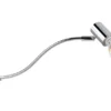 LED Badezimmerlampe in Chrom für Spiegelschrank mit schwenkbarem Spot