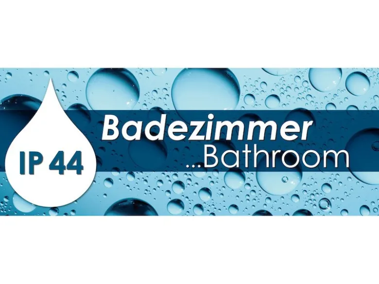 LED Badezimmer Wandleuchte BAABE Silber Chrom schwenkbar, Breite 60cm