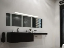 LED Badezimmer Wandleuchte FABIO in Chrom - Spiegelleuchte, Breite 120cm