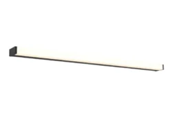 LED Badezimmer Wandleuchte FABIO in Schwarz - Spiegelleuchte, Breite 120cm