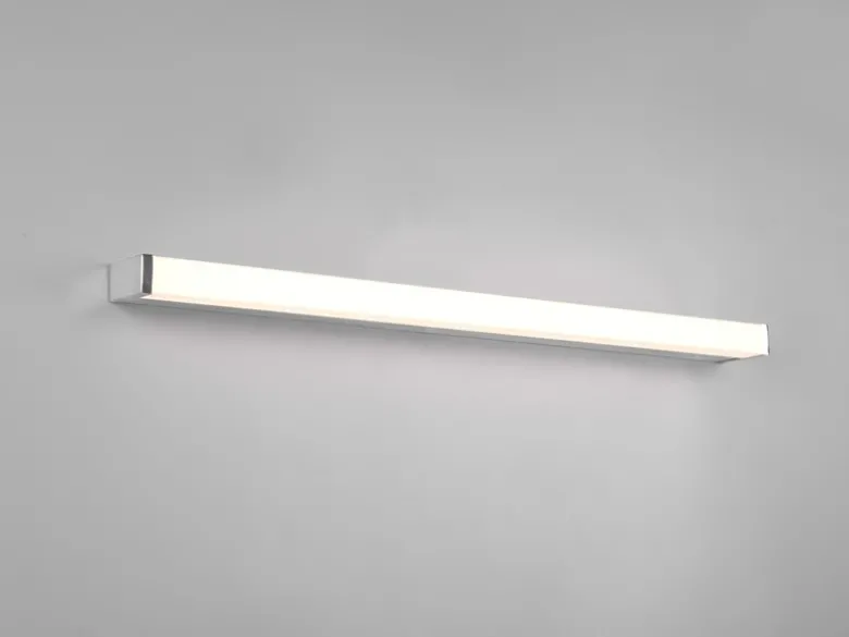 LED Badezimmer Wandleuchte FABIO in Chrom 80cm - Spiegelleuchte