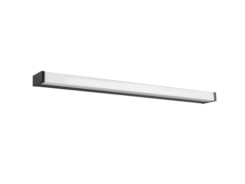 LED Badezimmer Wandleuchte FABIO in Schwarz 80cm - Spiegelleuchte