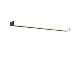 LED Badezimmer Wandleuchte FABIO in Schwarz 80cm - Spiegelleuchte