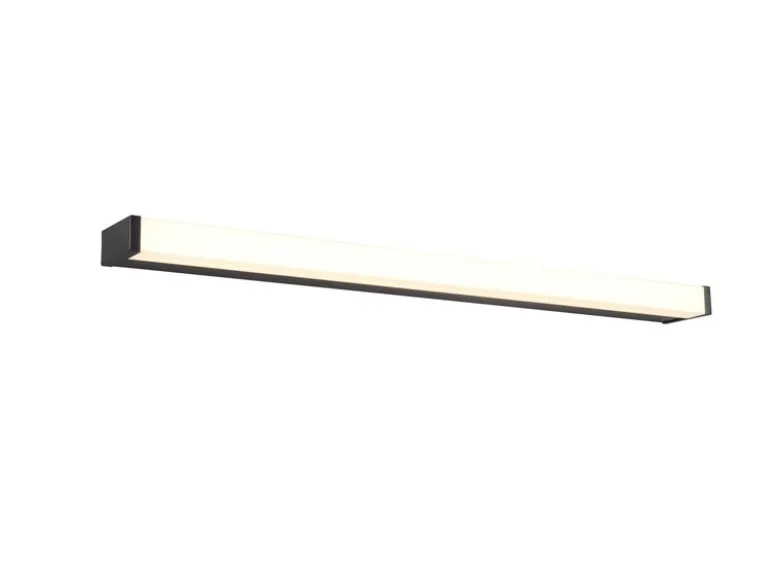 LED Badezimmer Wandleuchte FABIO in Schwarz 80cm - Spiegelleuchte
