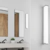 LED Badezimmer Wandleuchte FABIO in Chrom - Spiegelleuchte, Breite 42,5cm