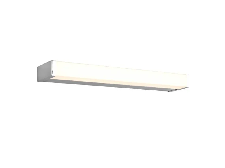 LED Badezimmer Wandleuchte FABIO in Chrom - Spiegelleuchte, Breite 42,5cm