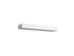 LED Badezimmer Wandleuchte FABIO in Chrom - Spiegelleuchte, Breite 42,5cm