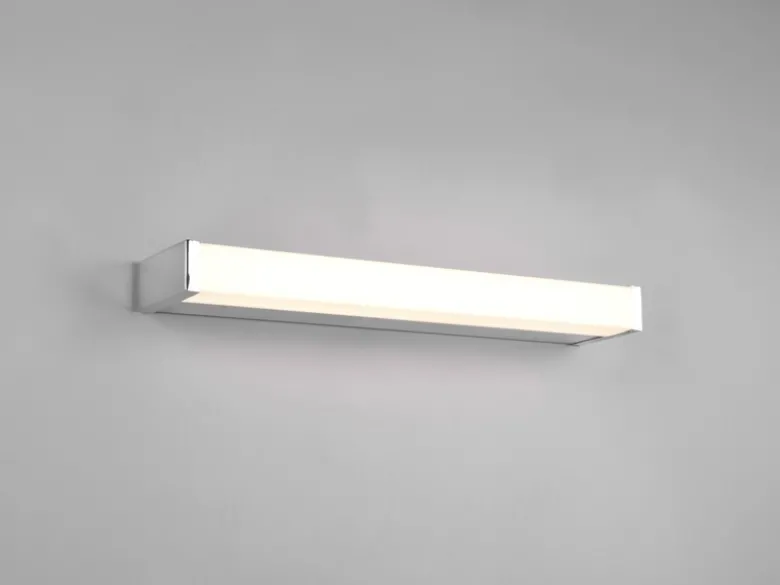 LED Badezimmer Wandleuchte FABIO in Chrom - Spiegelleuchte, Breite 42,5cm