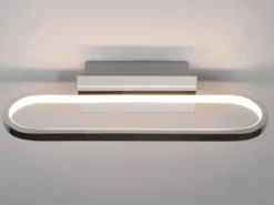LED Badezimmer Wandleuchte GIANNI in Chrom - Spiegelleuchte, Breite 40cm