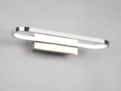 LED Badezimmer Wandleuchte GIANNI in Chrom - Spiegelleuchte, Breite 40cm
