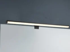 LED Badezimmer Wandleuchte LINO in Schwarz - Spiegelleuchte, Breite 60cm