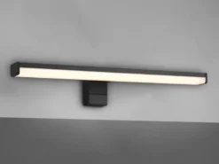LED Badezimmer Wandleuchte LINO in Schwarz - Spiegelleuchte, Breite 60cm