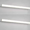 LED Badezimmer Wandleuchten 2er Set in Chrom - Spiegelleuchten, Breite 80cm