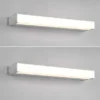 LED Badezimmer Wandleuchten 2er Set in Chrom - Spiegelleuchten, Breite 42,5cm