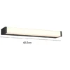 LED Badezimmer Wandleuchten 2er Set in Schwarz - Spiegelleuchten, Breite 42,5cm