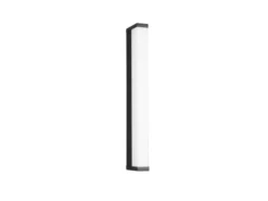 LED Badezimmer Wandleuchten 2er Set in Schwarz - Spiegelleuchten, Breite 42,5cm