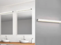 LED Badezimmer Wandleuchte ROCCO Chrom - Up-Down Spiegelleuchte, Breite 60cm