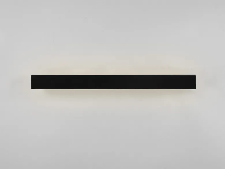 LED Badezimmer Wandleuchte ROCCO Schwarz - Up-Down Spiegelleuchte, Breite 60cm