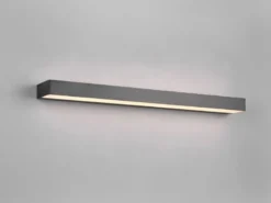LED Badezimmer Wandleuchte ROCCO Schwarz - Up-Down Spiegelleuchte, Breite 60cm