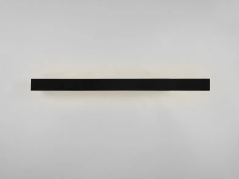 LED Badezimmer Wandleuchte ROCCO Schwarz 90cm - Up-Down Spiegelleuchte