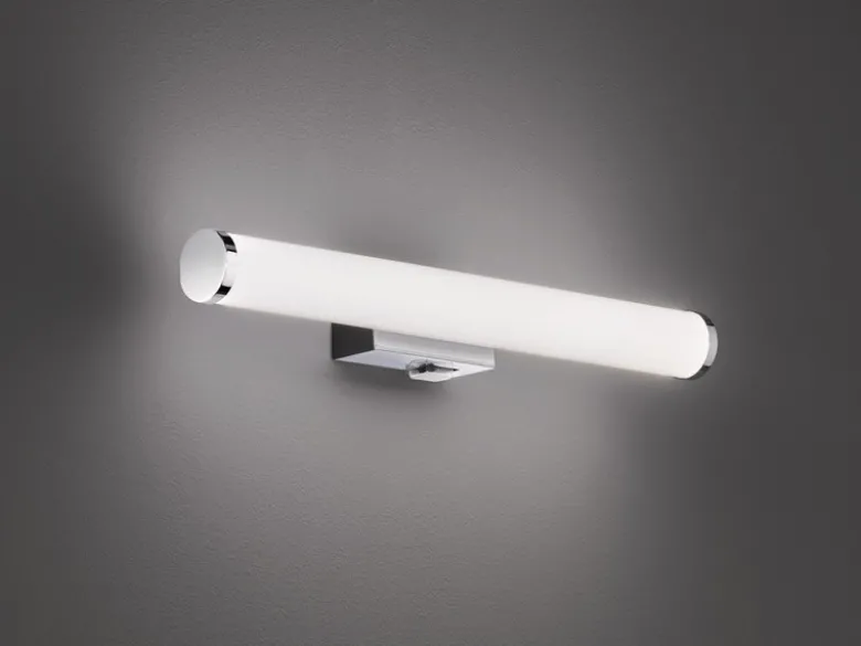 LED Bad Wandleuchte MATTIMO mit Schalter Chrom - Spiegelleuchte, Breite 40cm