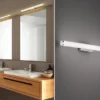 LED Bad Wandleuchte MATTIMO mit Schalter Chrom - Spiegelleuchte, Breite 60cm