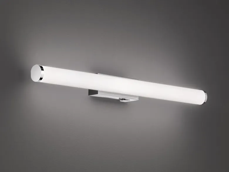 LED Bad Wandleuchte MATTIMO mit Schalter Chrom - Spiegelleuchte, Breite 60cm