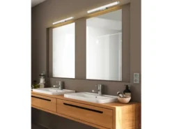 LED Bad Wandleuchte MATTIMO mit Schalter Chrom - Spiegelleuchte, Breite 60cm
