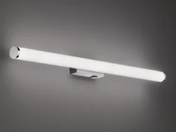 LED Bad Wandleuchte MATTIMO mit Schalter Chrom - Spiegelleuchte, Breite 80cm
