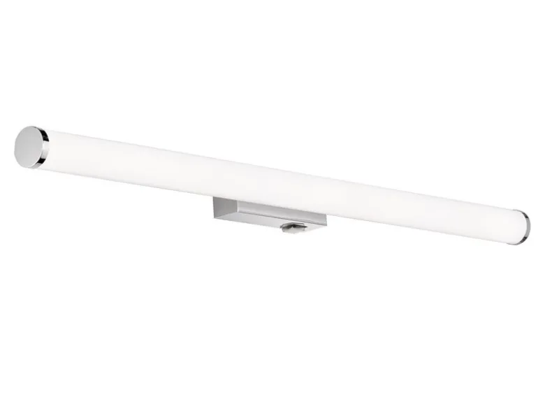 LED Bad Wandleuchte MATTIMO mit Schalter Chrom - Spiegelleuchte, Breite 80cm