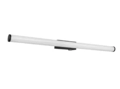 LED Bad Wandleuchte MATTIMO mit Schalter Schwarz 80cm - Spiegelleuchte