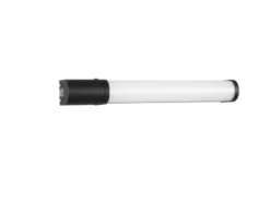 LED Bad Wandleuchten 2er Set mit Steckdose Schwarz - Spiegelleuchten, B: 41,5cm