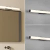 LED Bad Wandleuchten 2er Set mit Schalter Schwarz - Spiegelleuchten, Breite 60cm