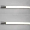LED Bad Wandleuchten 2er Set mit Steckdose Chrom - Spiegelleuchten, B: 79cm