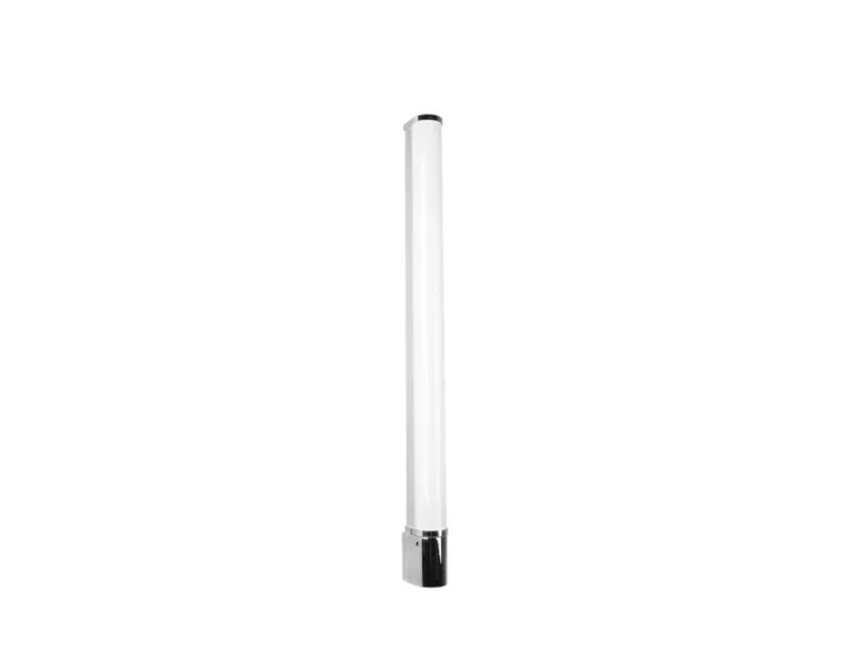 LED Bad Wandleuchten 2er Set mit Steckdose Chrom - Spiegelleuchten, B: 79cm