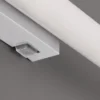 LED Bad Wandleuchten 2er Set mit Schalter Chrom - Spiegelleuchten, Breite 60cm