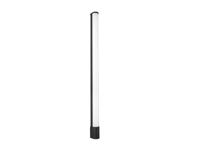 LED Bad Wandleuchte PIERA mit Steckdose Schwarz - Spiegelleuchte, Breite 119cm