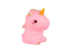 LED Batterie Tischlampe GOLDY Einhorn Lampe mit RGBW Farbwechsel, Höhe 15cm