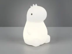 LED Batterie Tischlampe REXY Dino Lampe mit RGBW Farbwechsel, Höhe 15cm