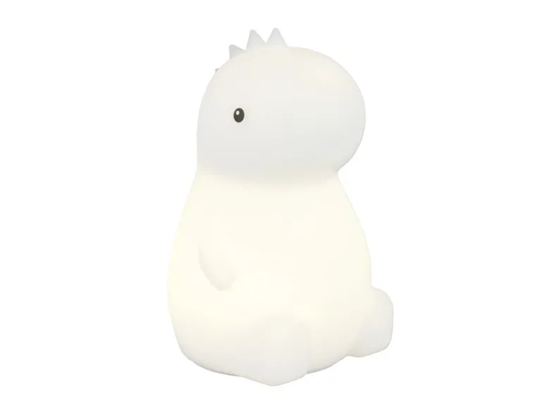 LED Batterie Tischlampe REXY Dino Lampe mit RGBW Farbwechsel, Höhe 15cm