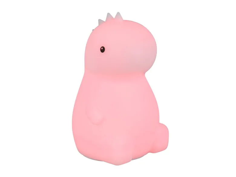 LED Batterie Tischlampe REXY Dino Lampe mit RGBW Farbwechsel, Höhe 15cm