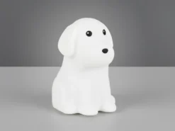 LED Batterie Tischlampe WALDY Hunde Lampe mit RGBW Farbwechsel, Höhe 15cm